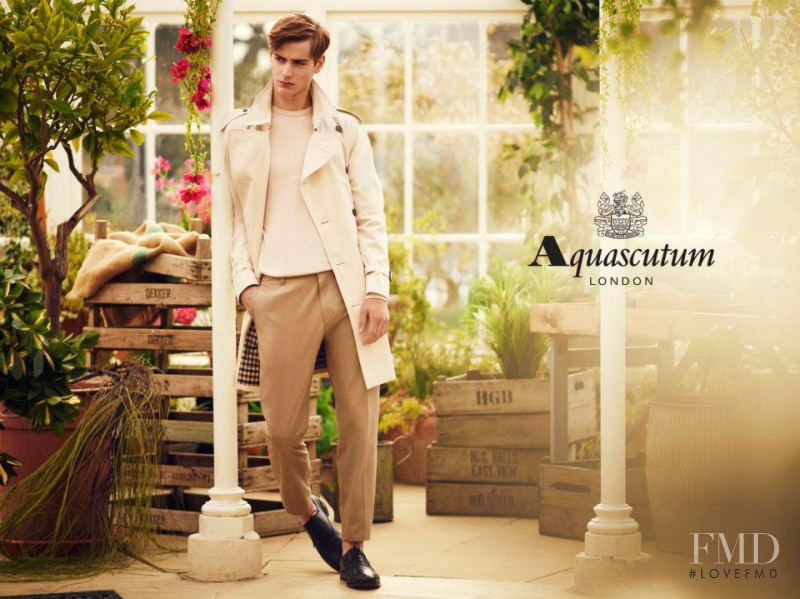 Aquascutum advertisement for Spring/Summer 2013