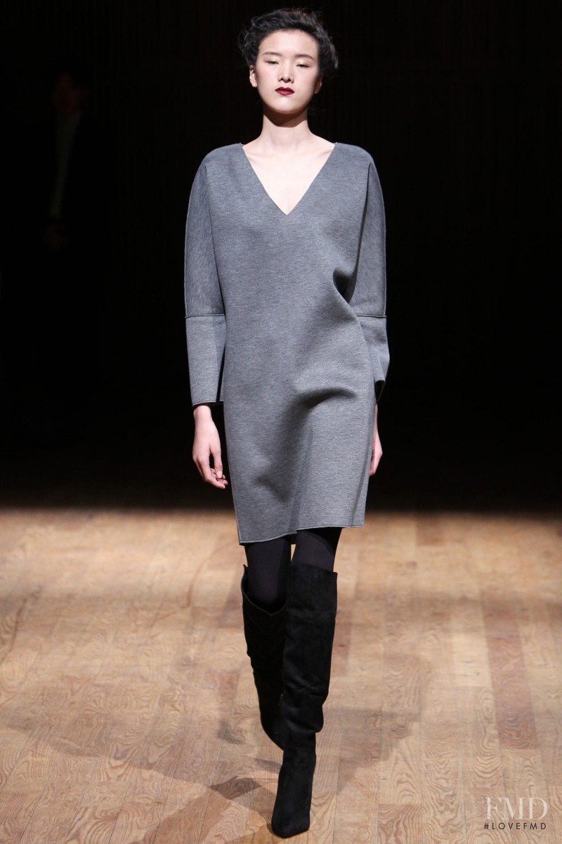Hui Hui Ma featured in  the Josie Natori fashion show for Autumn/Winter 2014