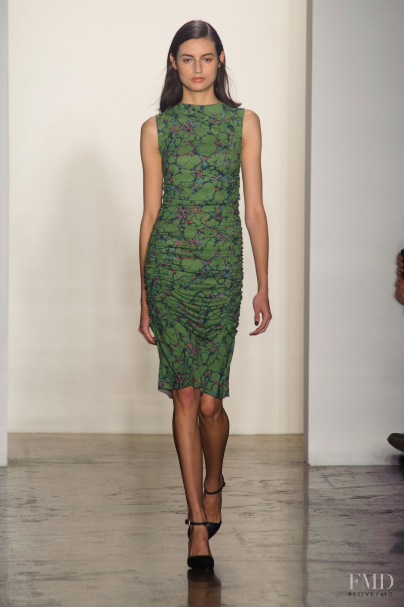 Bruna Ludtke featured in  the Costello Tagliapietra fashion show for Autumn/Winter 2014