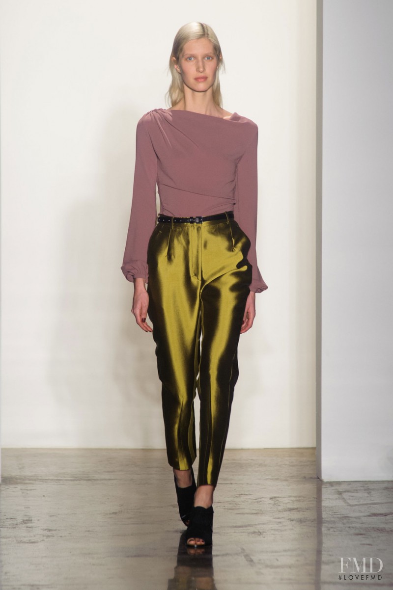 Eveline Rozing featured in  the Costello Tagliapietra fashion show for Autumn/Winter 2014
