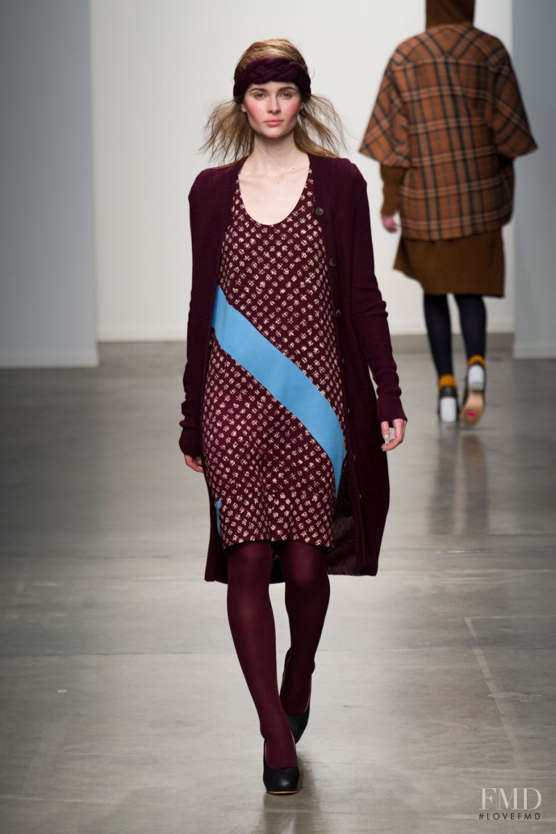 Klara Krukenberg featured in  the A Dï¿½tacher fashion show for Autumn/Winter 2014