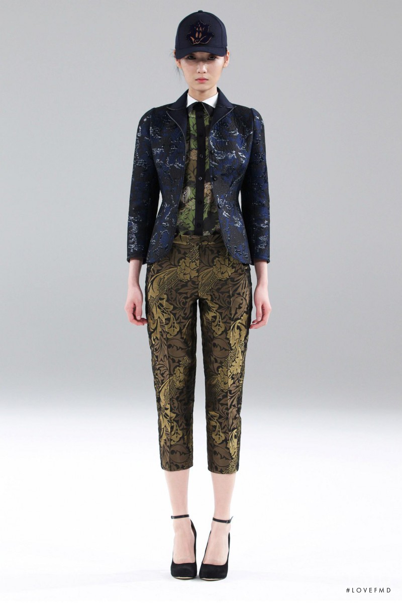 Yi Fei Li featured in  the Ostwald Helgason fashion show for Autumn/Winter 2013