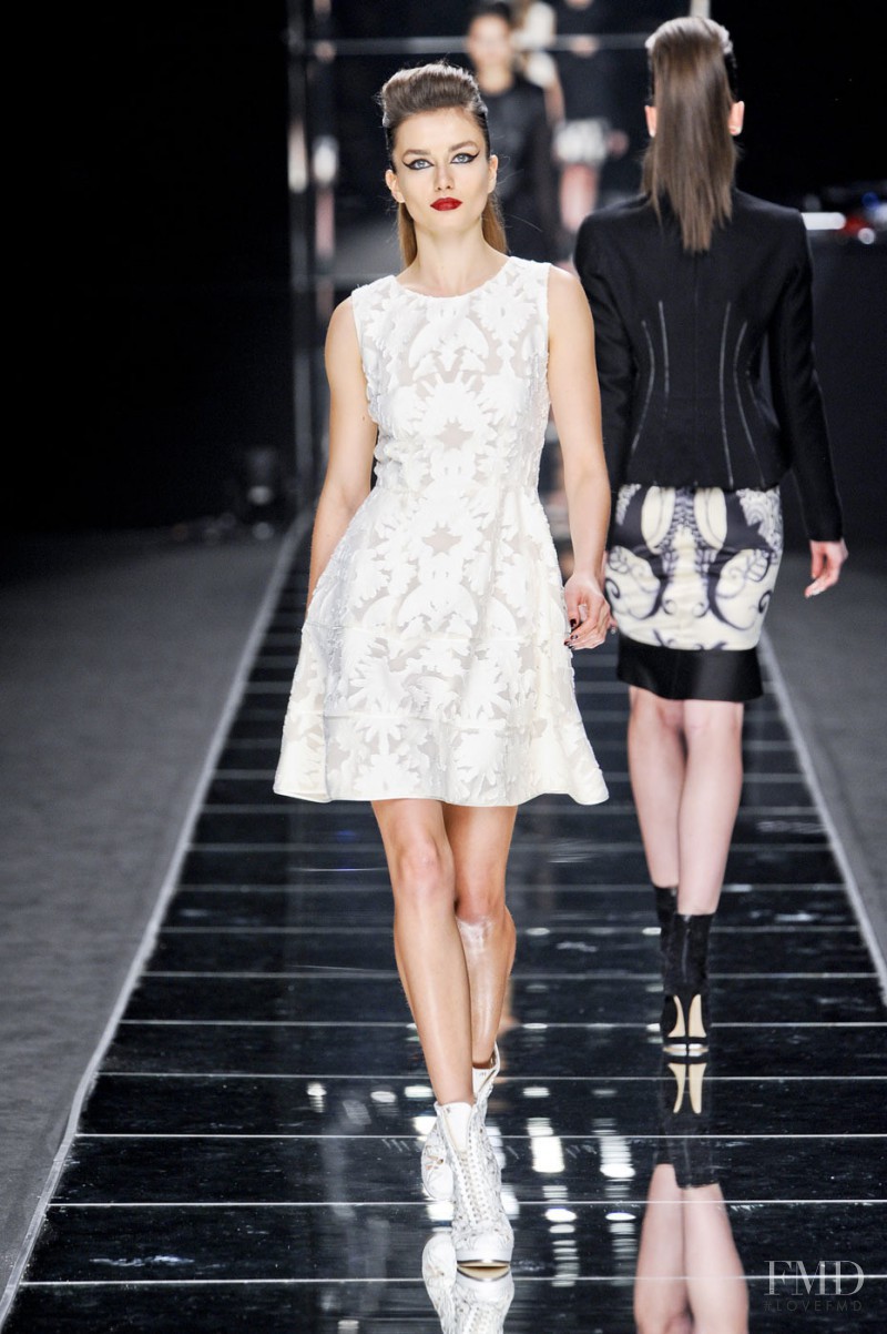 Andreea Diaconu featured in  the John Richmond fashion show for Autumn/Winter 2012