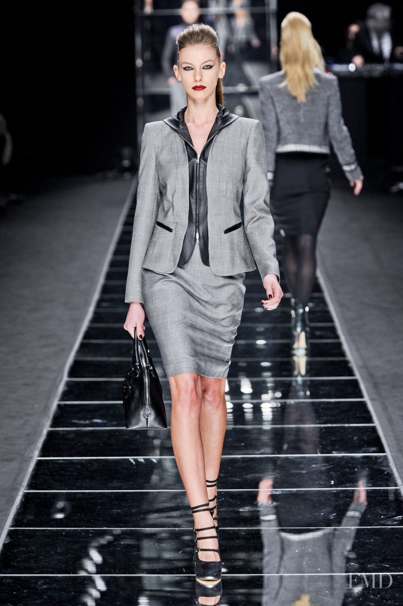 Iryna Lysogor featured in  the John Richmond fashion show for Autumn/Winter 2012