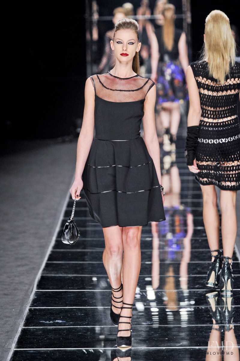 Iryna Lysogor featured in  the John Richmond fashion show for Autumn/Winter 2012