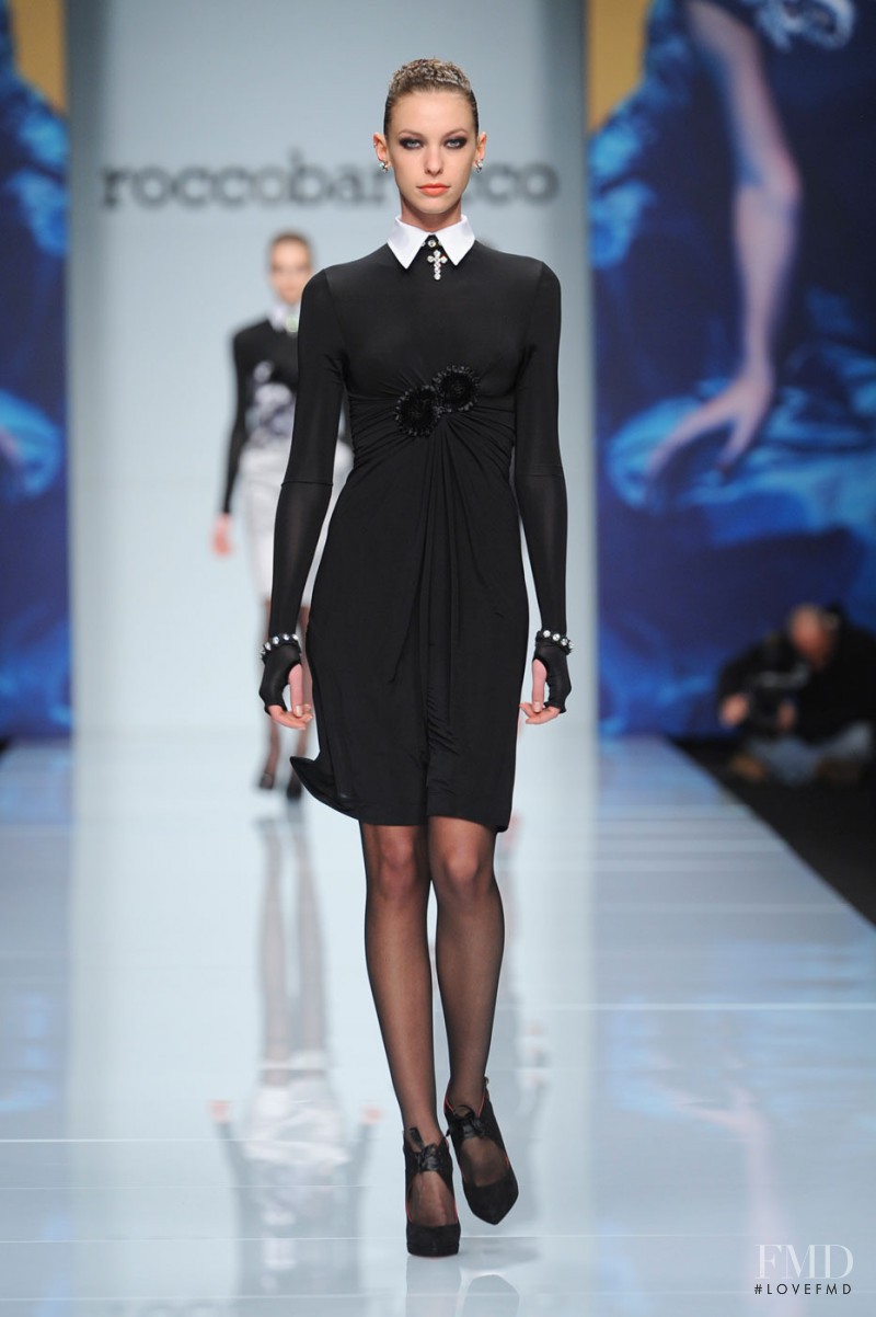 Iryna Lysogor featured in  the roccobarocco fashion show for Autumn/Winter 2012
