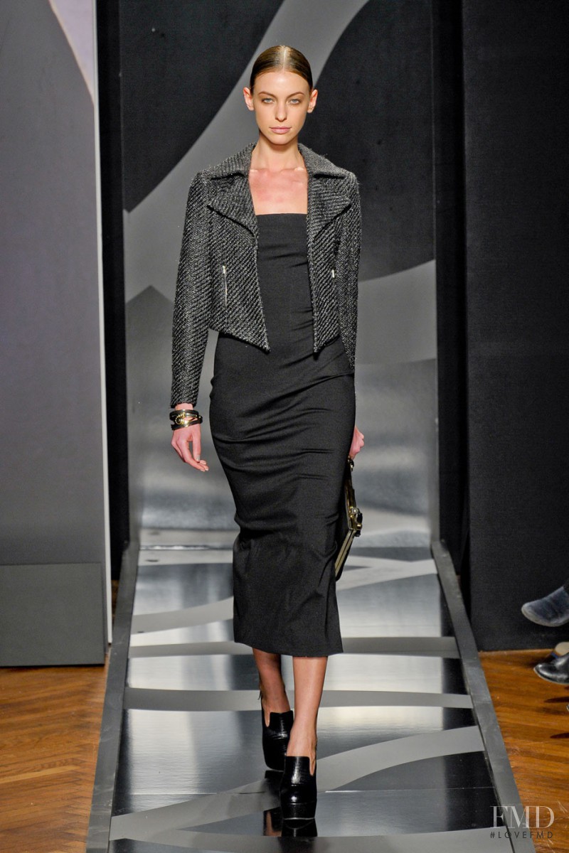 Iryna Lysogor featured in  the Aigner fashion show for Autumn/Winter 2012