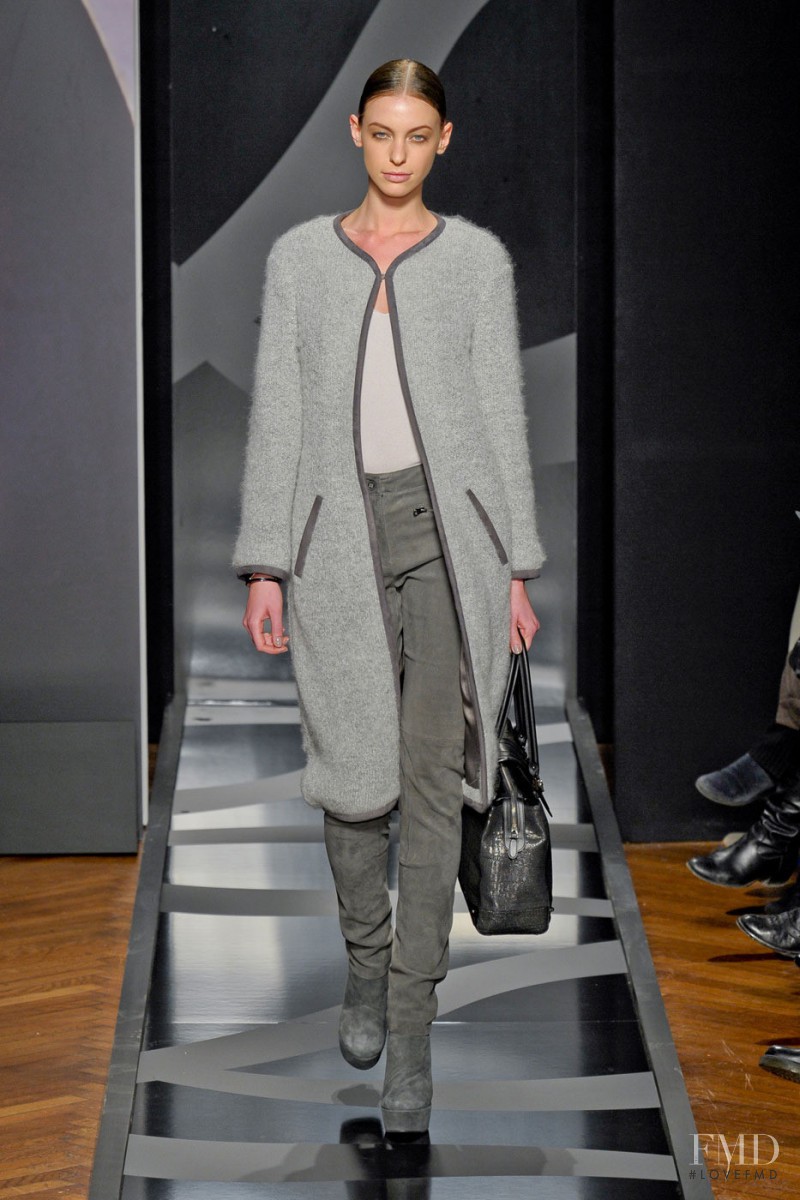 Iryna Lysogor featured in  the Aigner fashion show for Autumn/Winter 2012