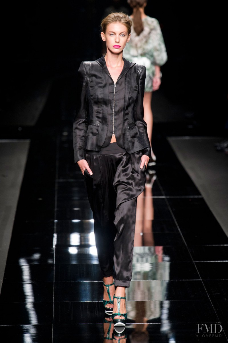 Iryna Lysogor featured in  the John Richmond fashion show for Spring/Summer 2013