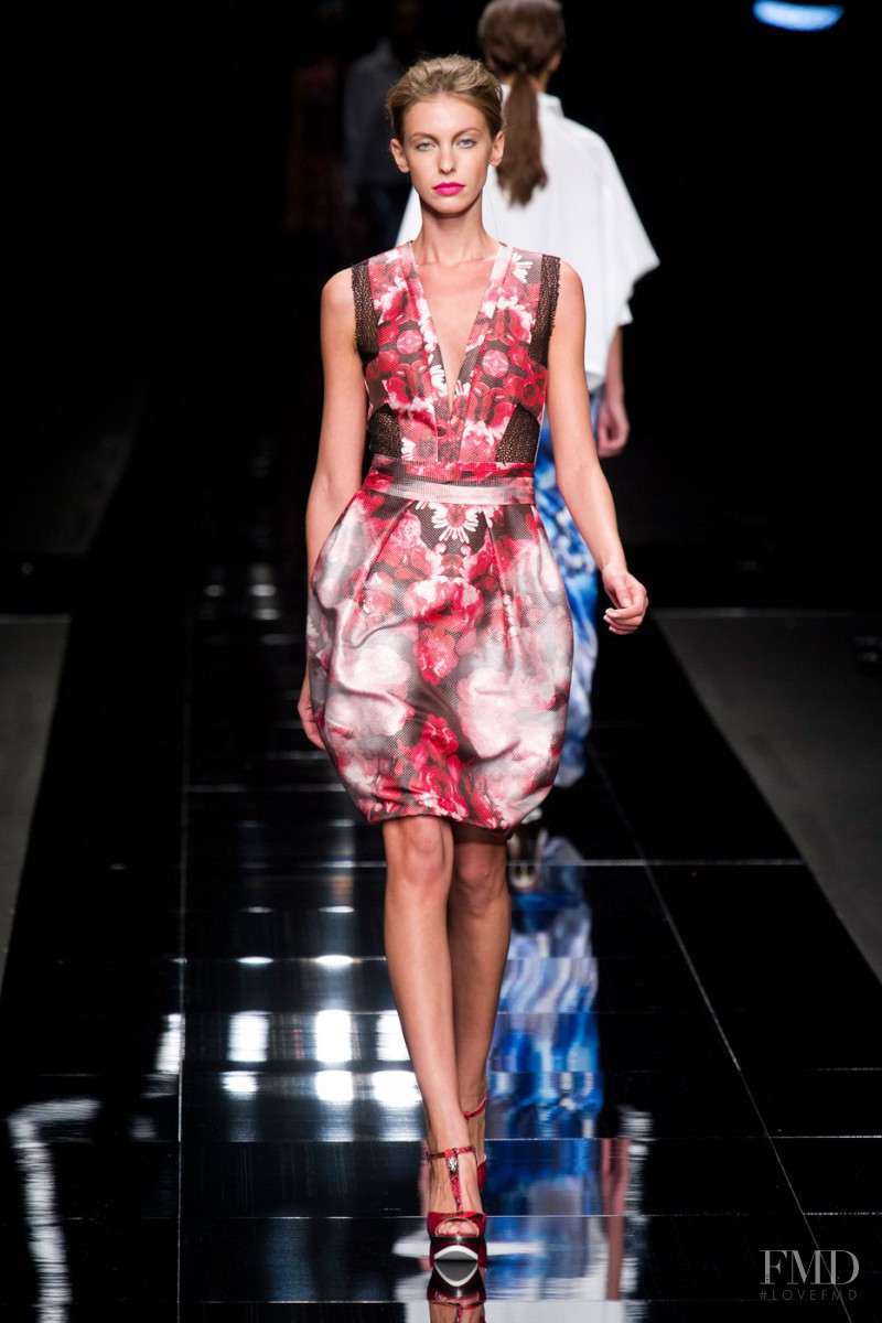 Iryna Lysogor featured in  the John Richmond fashion show for Spring/Summer 2013