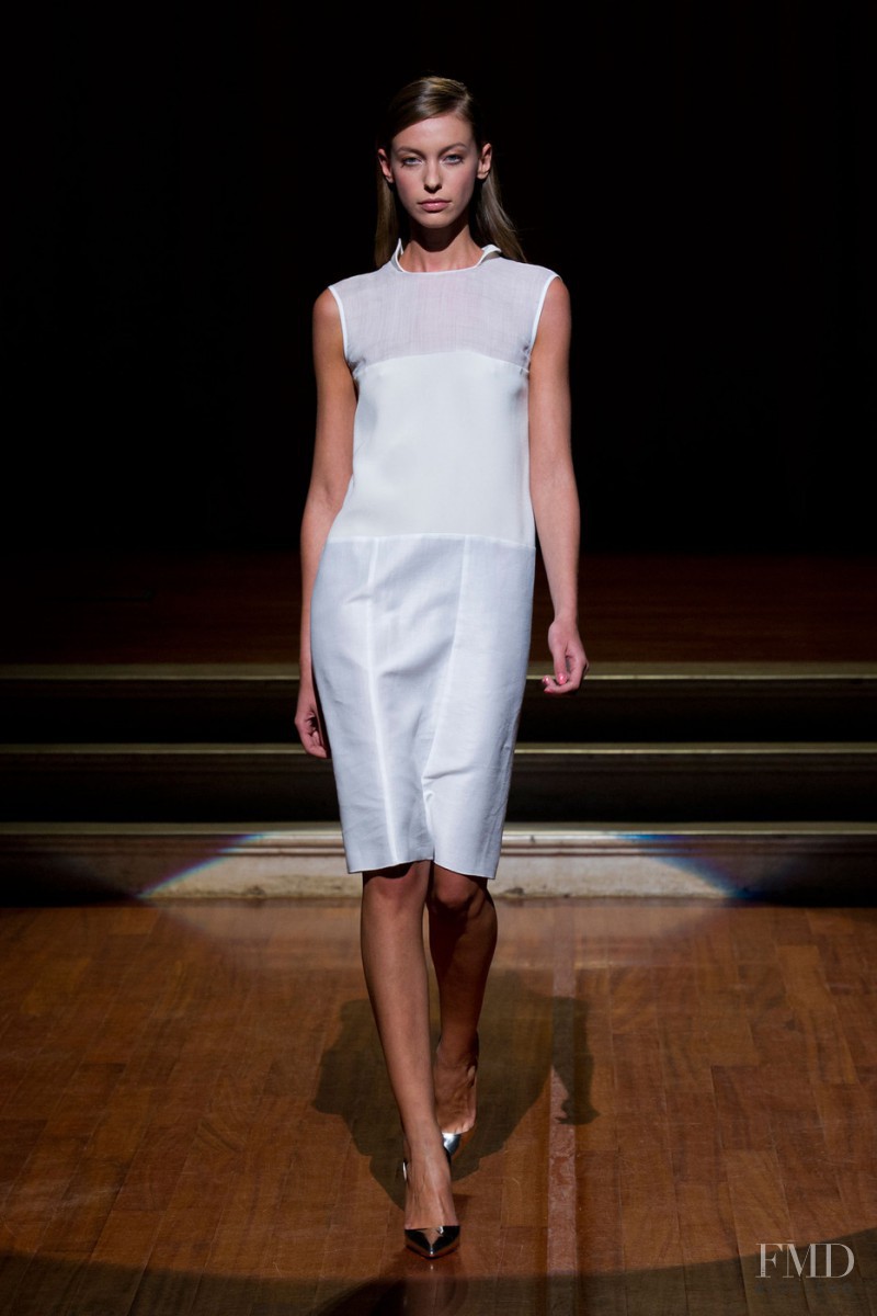 Iryna Lysogor featured in  the Musso fashion show for Spring/Summer 2013