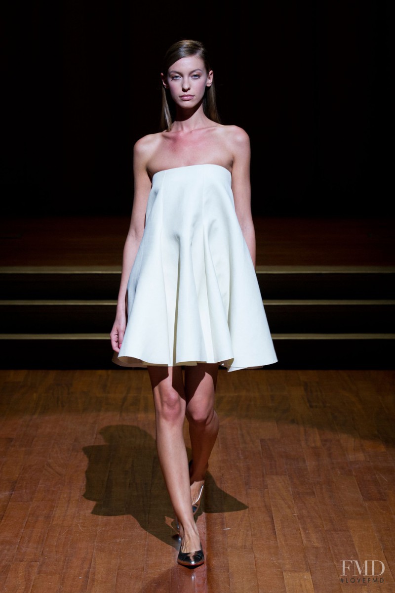 Iryna Lysogor featured in  the Musso fashion show for Spring/Summer 2013