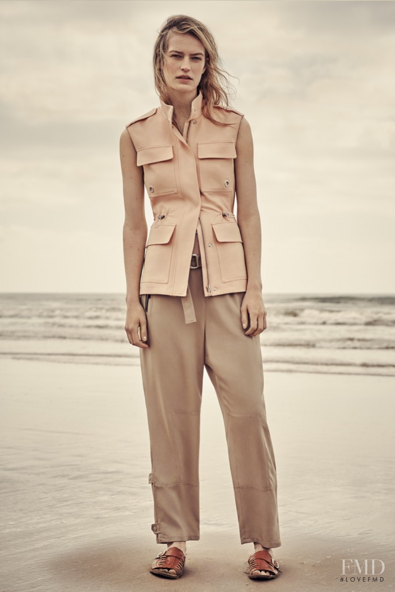 Milou Groenewoud featured in  the Belstaff lookbook for Resort 2016