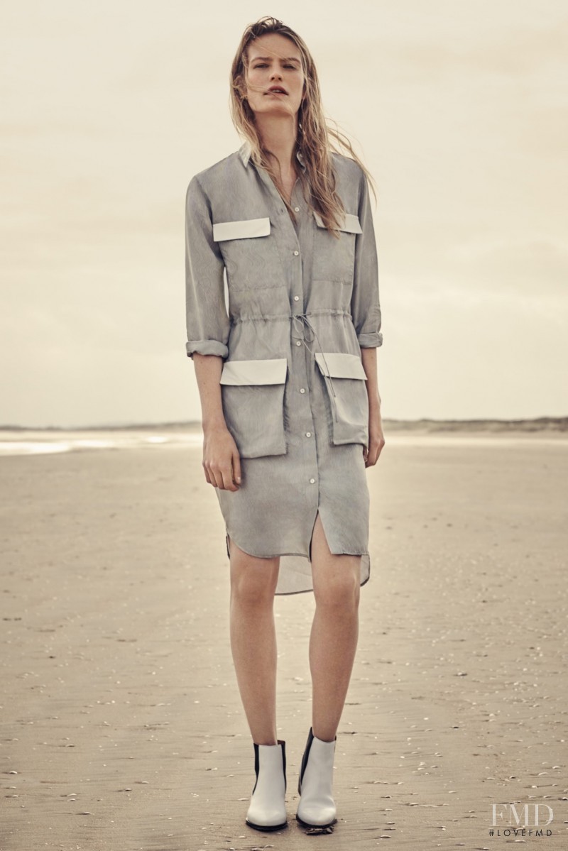 Milou Groenewoud featured in  the Belstaff lookbook for Resort 2016