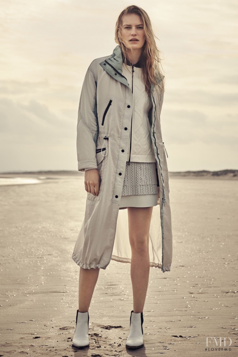 Milou Groenewoud featured in  the Belstaff lookbook for Resort 2016