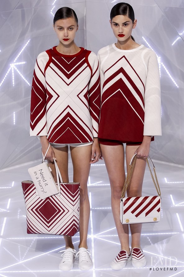 Oli Donoso featured in  the Anya Hindmarch fashion show for Spring/Summer 2016