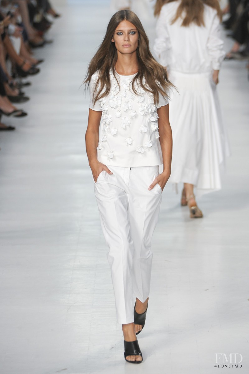 Bianca Balti featured in  the N° 21 fashion show for Spring/Summer 2011