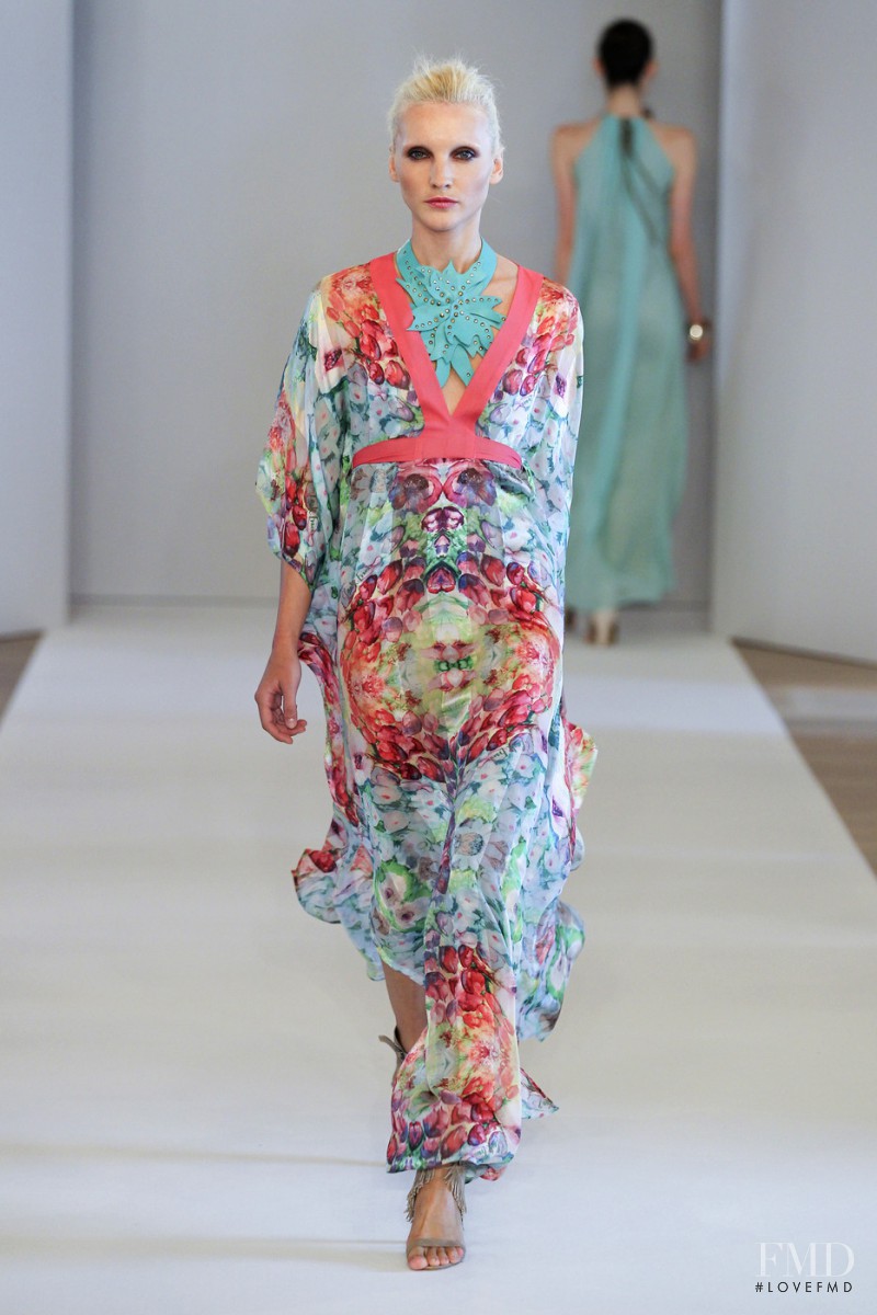 Nastia Shershen featured in  the Paola Frani fashion show for Spring/Summer 2011