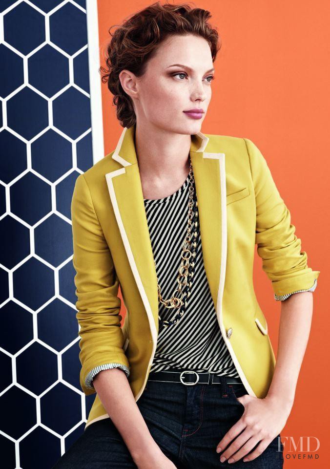 Natalia Chabanenko featured in  the Banana Republic advertisement for Spring/Summer 2013