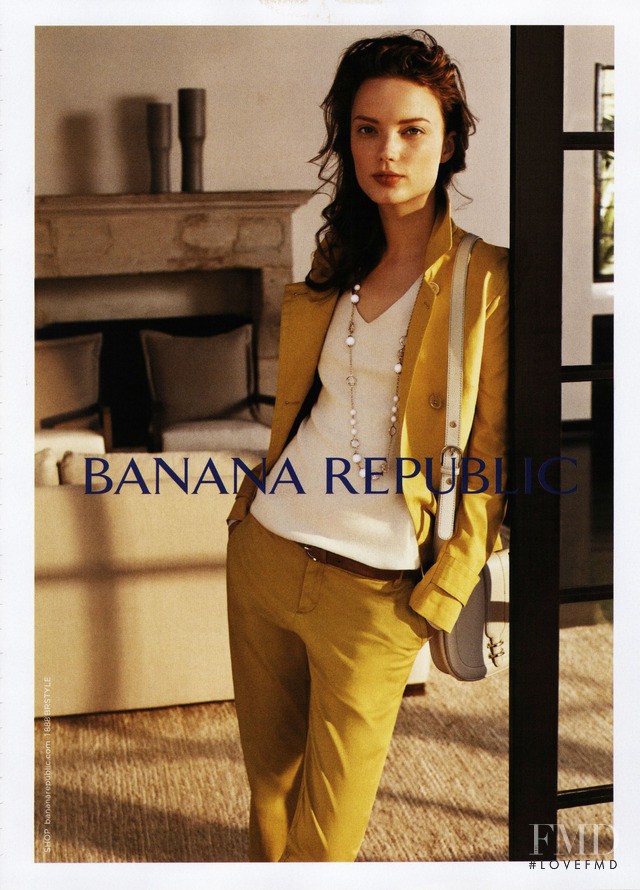 Natalia Chabanenko featured in  the Banana Republic advertisement for Spring/Summer 2013