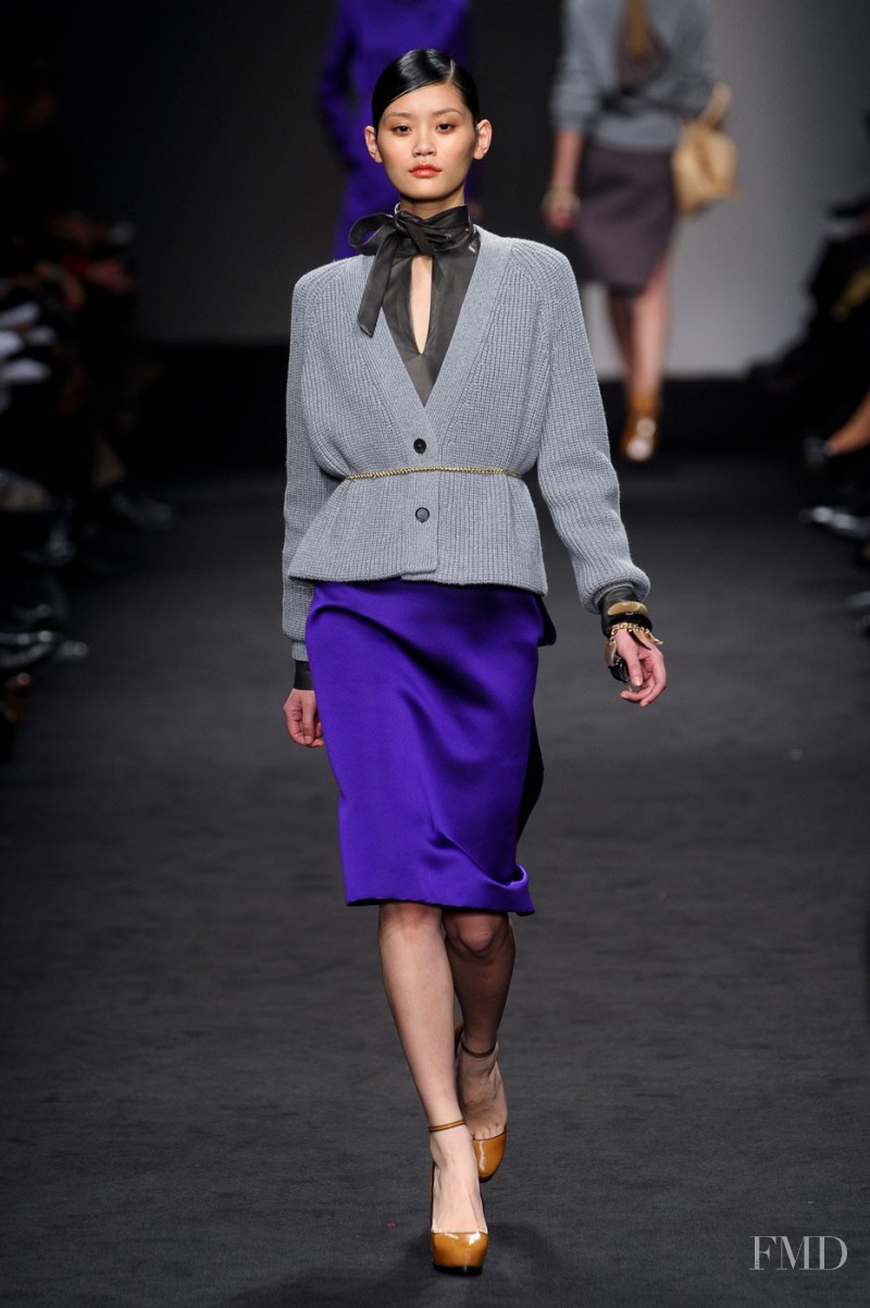 Ming Xi featured in  the Brioni fashion show for Autumn/Winter 2011