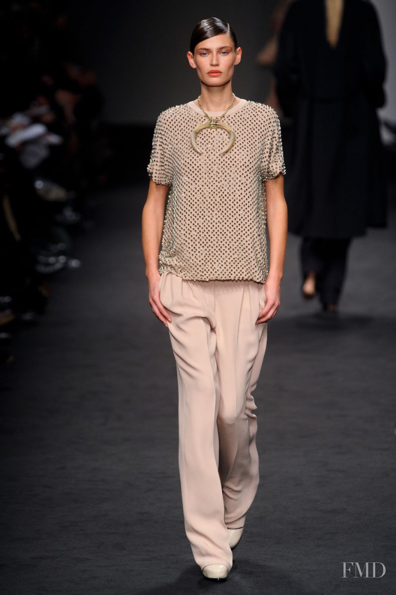 Bianca Balti featured in  the Brioni fashion show for Autumn/Winter 2011