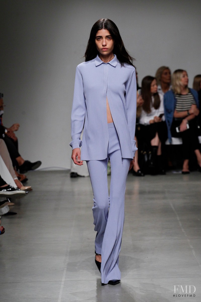 Vanessa Moreira featured in  the Iceberg fashion show for Spring/Summer 2016