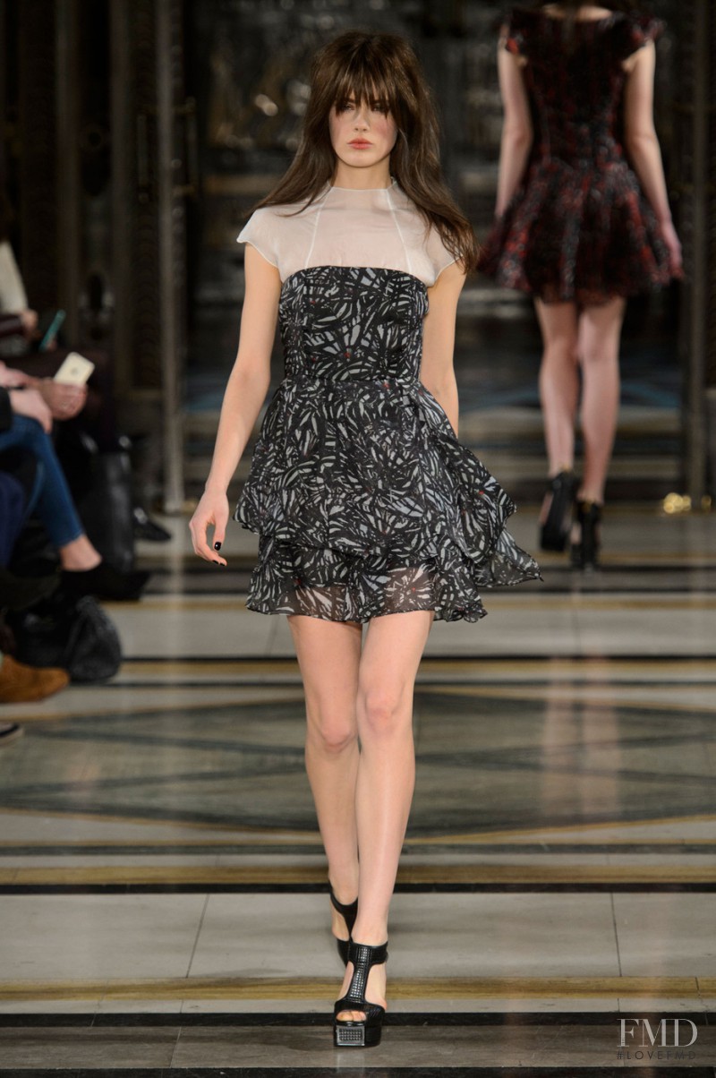 Taja Feistner featured in  the Felder Felder fashion show for Autumn/Winter 2015