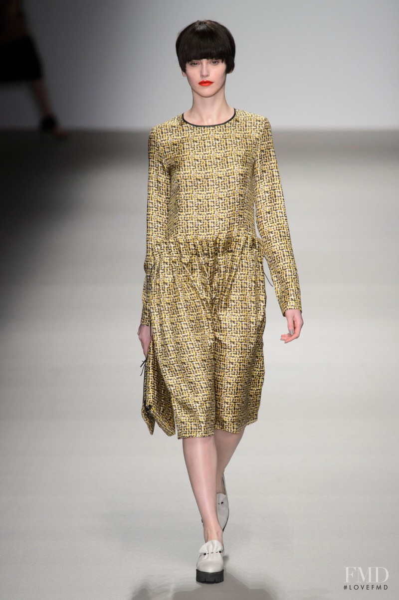 Iuliia Danko featured in  the J JS Lee fashion show for Autumn/Winter 2015