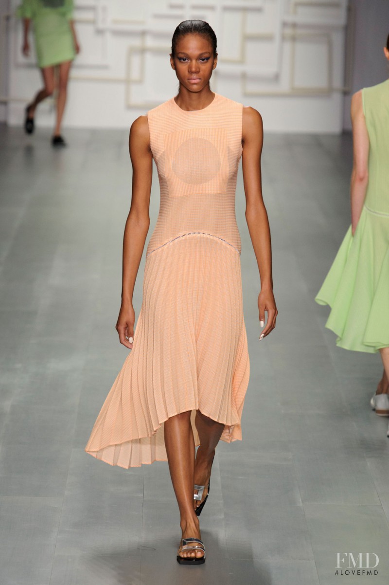 Melanie Engel featured in  the J JS Lee fashion show for Spring/Summer 2015