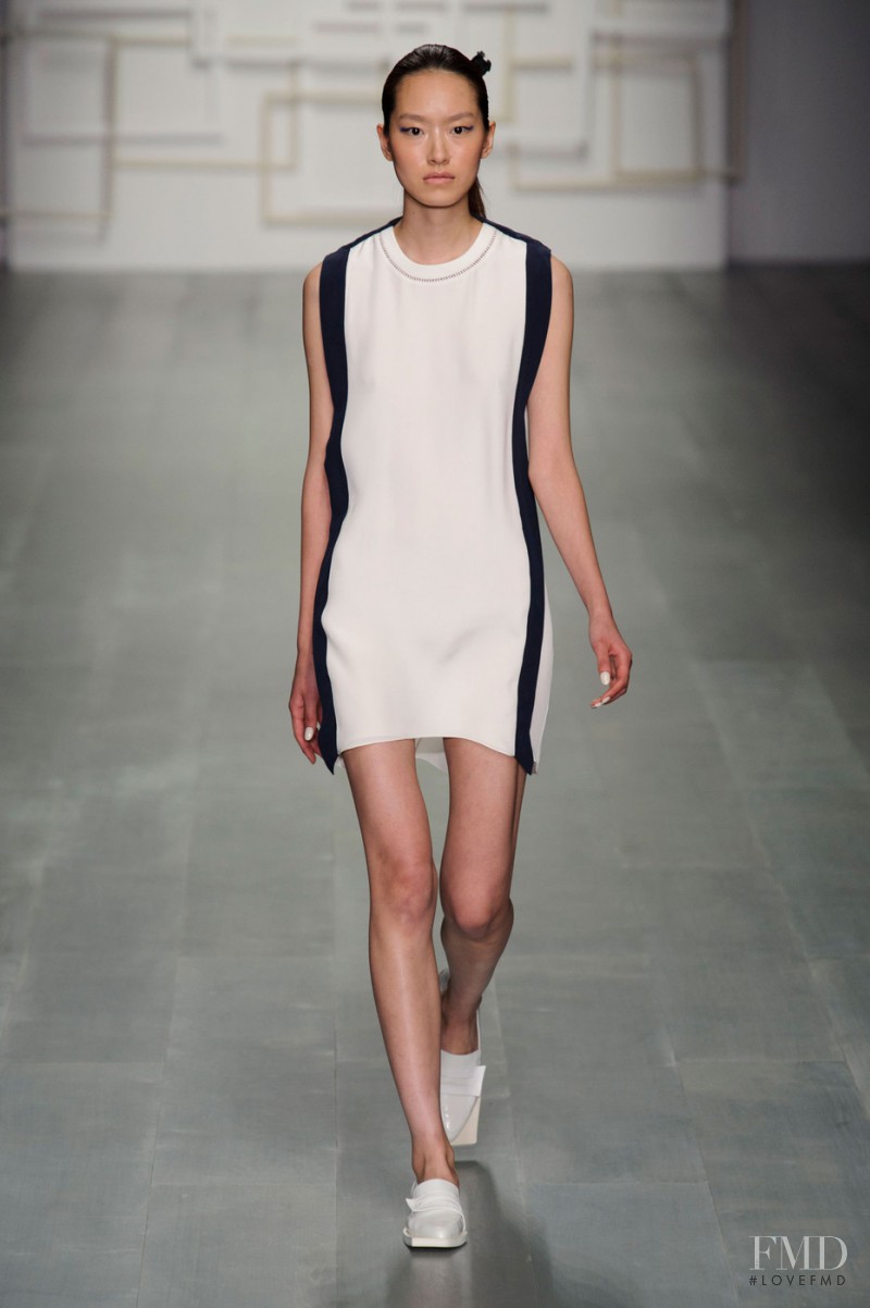 Pong Lee featured in  the J JS Lee fashion show for Spring/Summer 2015