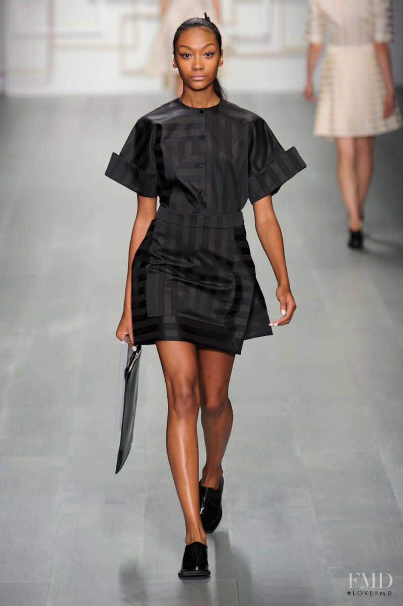 Cheyenne Maya Carty featured in  the J JS Lee fashion show for Spring/Summer 2015