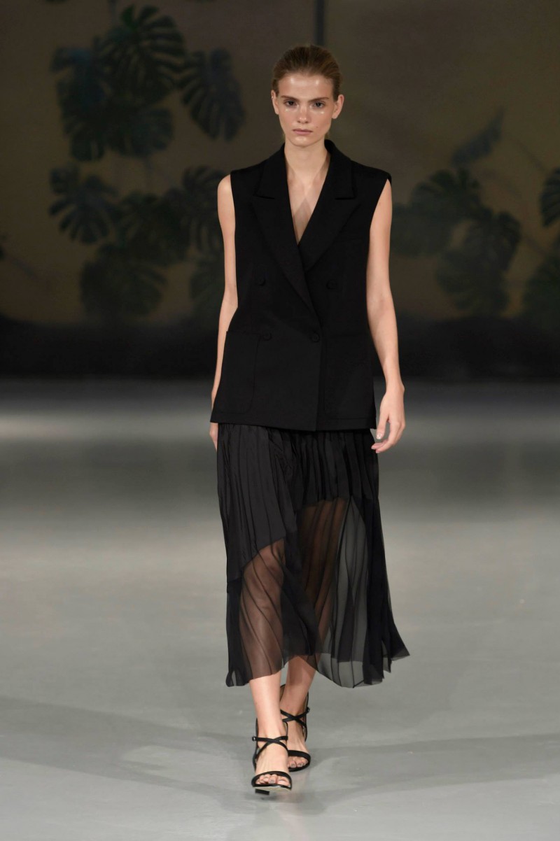 Emily Astrup featured in  the Barbara Casasola fashion show for Spring/Summer 2015