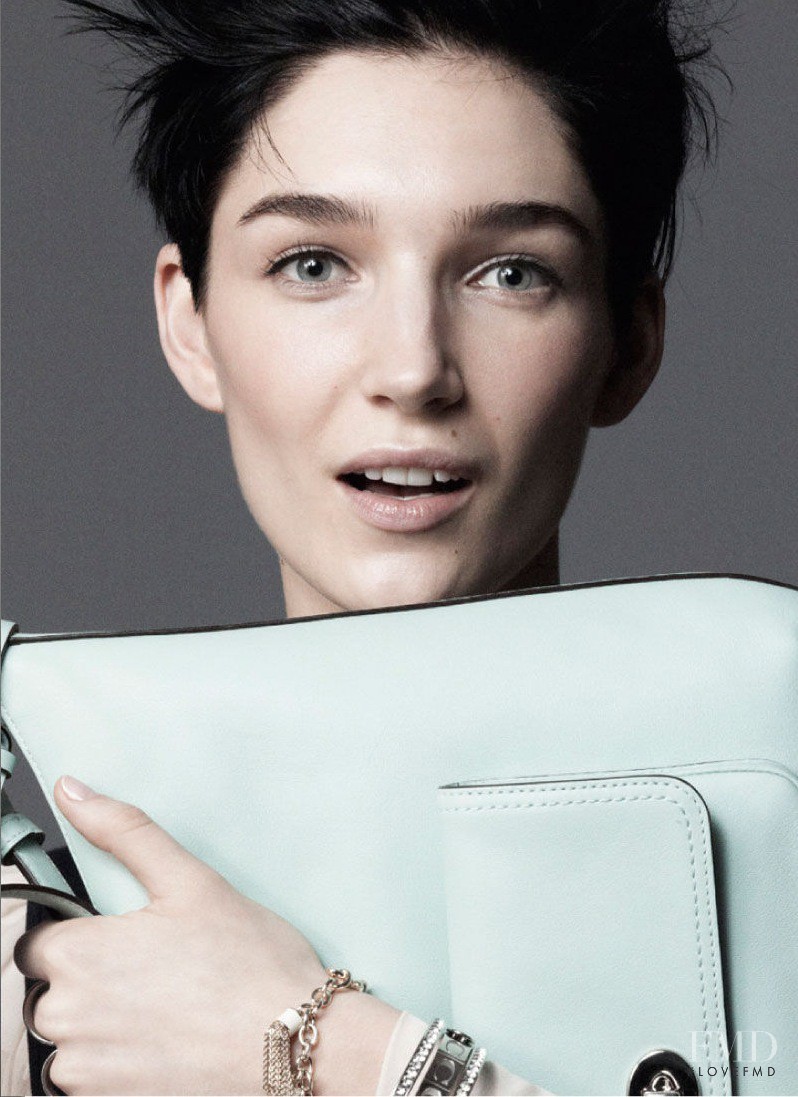 Janice Alida featured in  the Coach advertisement for Spring/Summer 2013