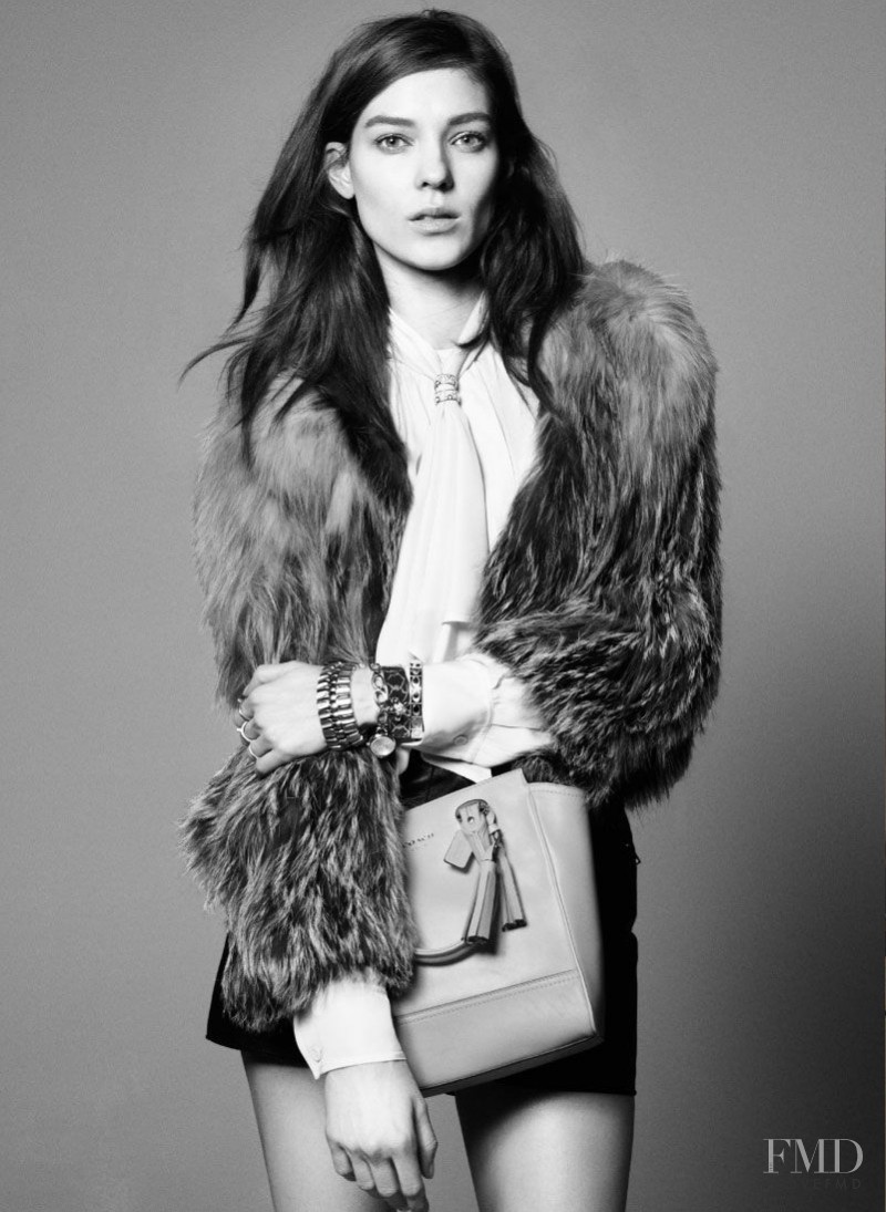 Kati Nescher featured in  the Coach advertisement for Spring/Summer 2013