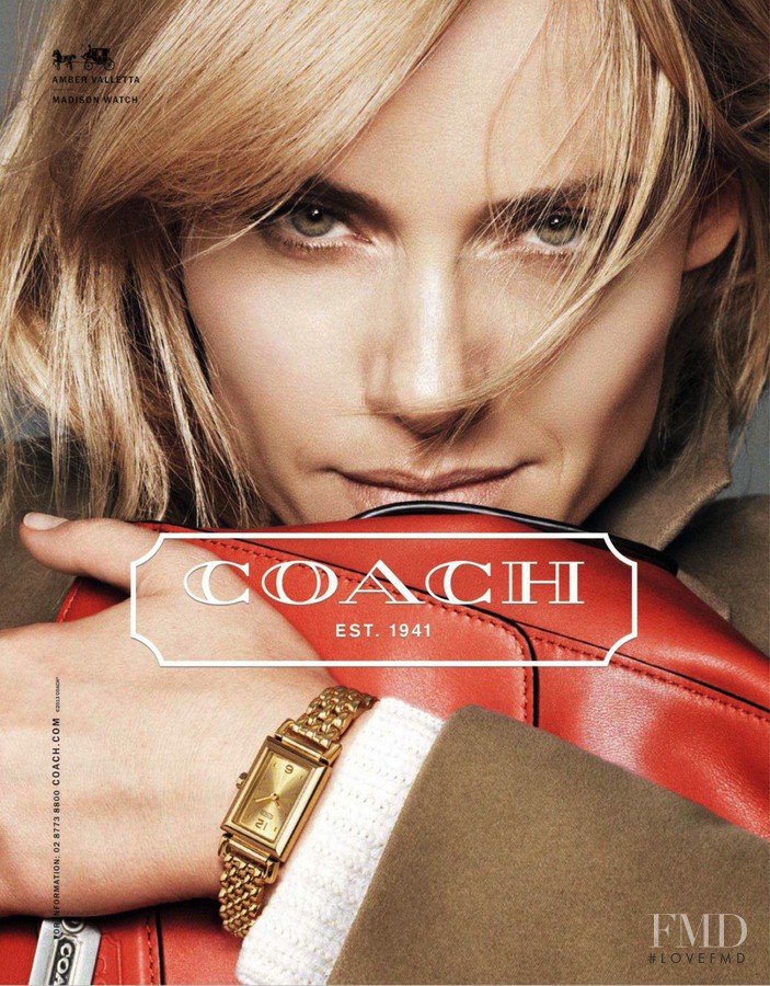 Amber Valletta featured in  the Coach advertisement for Spring/Summer 2013