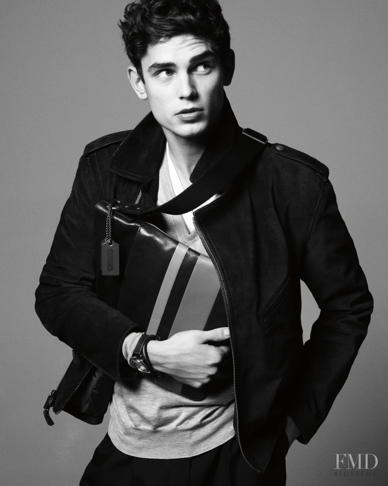 Arthur Gosse featured in  the Coach advertisement for Spring/Summer 2013