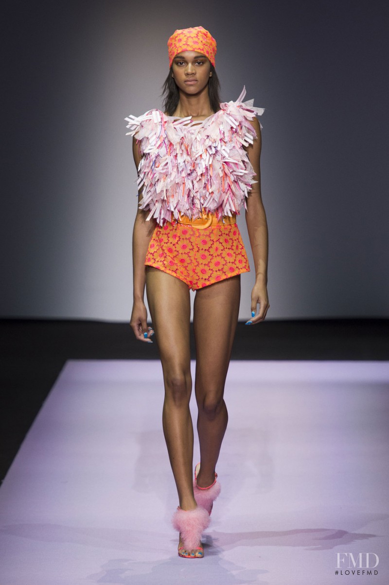Melanie Engel featured in  the Daizy Shely fashion show for Spring/Summer 2016