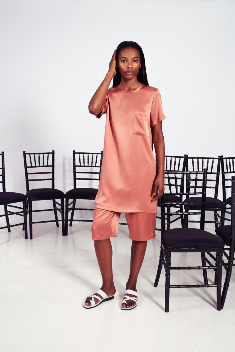 Sharam Diniz featured in  the Organic by John Patrick fashion show for Spring/Summer 2015