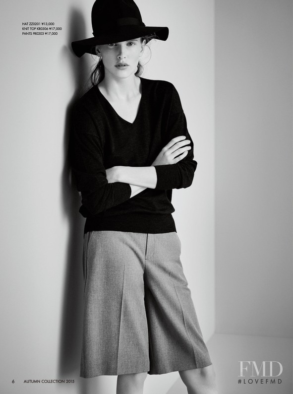 Niki Trefilova featured in  the 23-Ku catalogue for Fall 2015