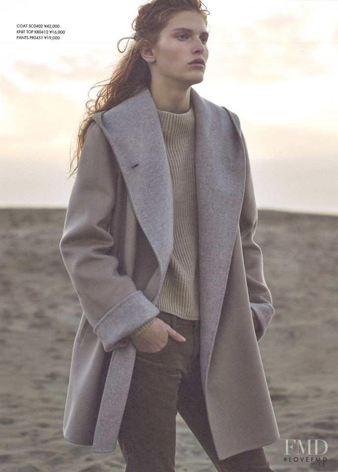 Niki Trefilova featured in  the 23-Ku catalogue for Winter 2015