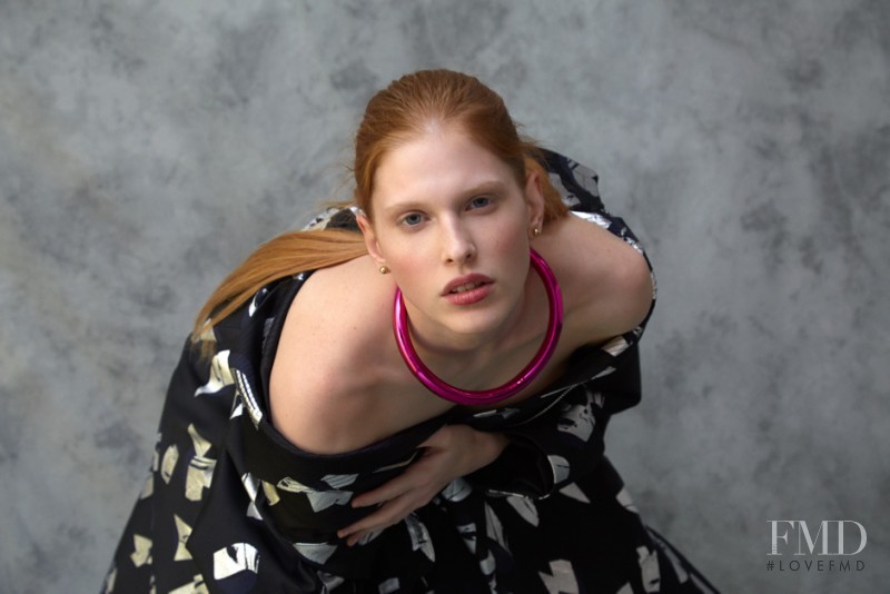 Niki Trefilova featured in  the Kenzo catalogue for Spring/Summer 2015