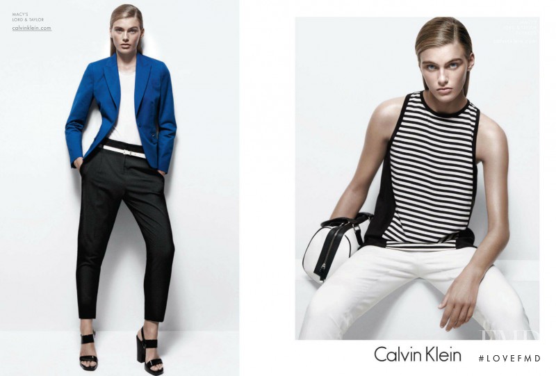 Madison Headrick featured in  the Calvin Klein White Label advertisement for Spring/Summer 2013