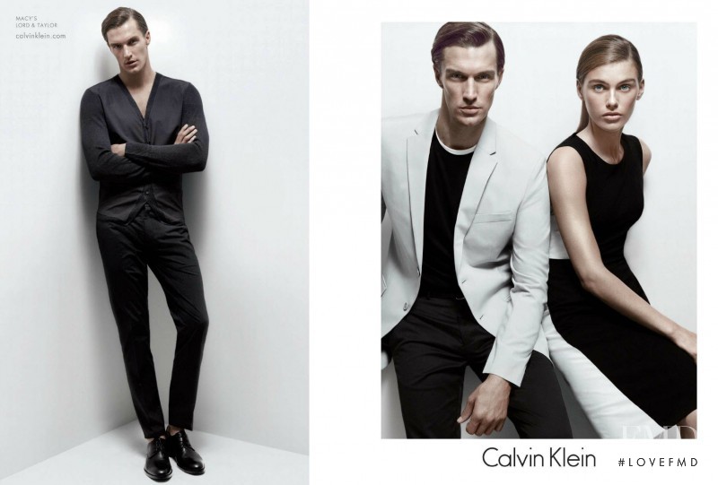 Madison Headrick featured in  the Calvin Klein White Label advertisement for Spring/Summer 2013