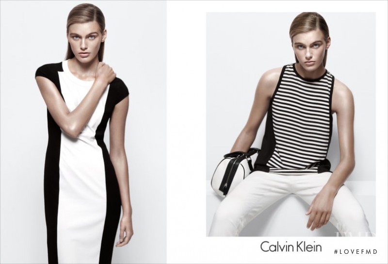 Madison Headrick featured in  the Calvin Klein White Label advertisement for Spring/Summer 2013