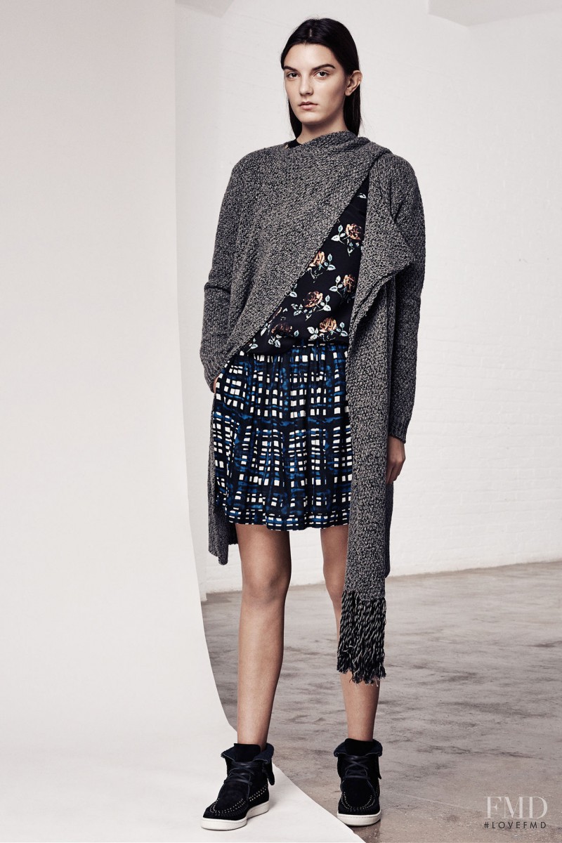 Natali Eydelman featured in  the Thakoon Addition fashion show for Pre-Fall 2015