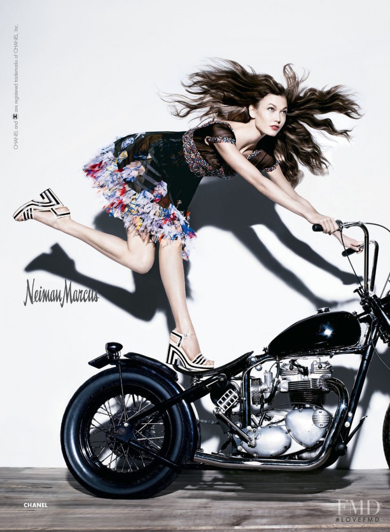Karlie Kloss featured in  the Neiman Marcus advertisement for Spring/Summer 2013