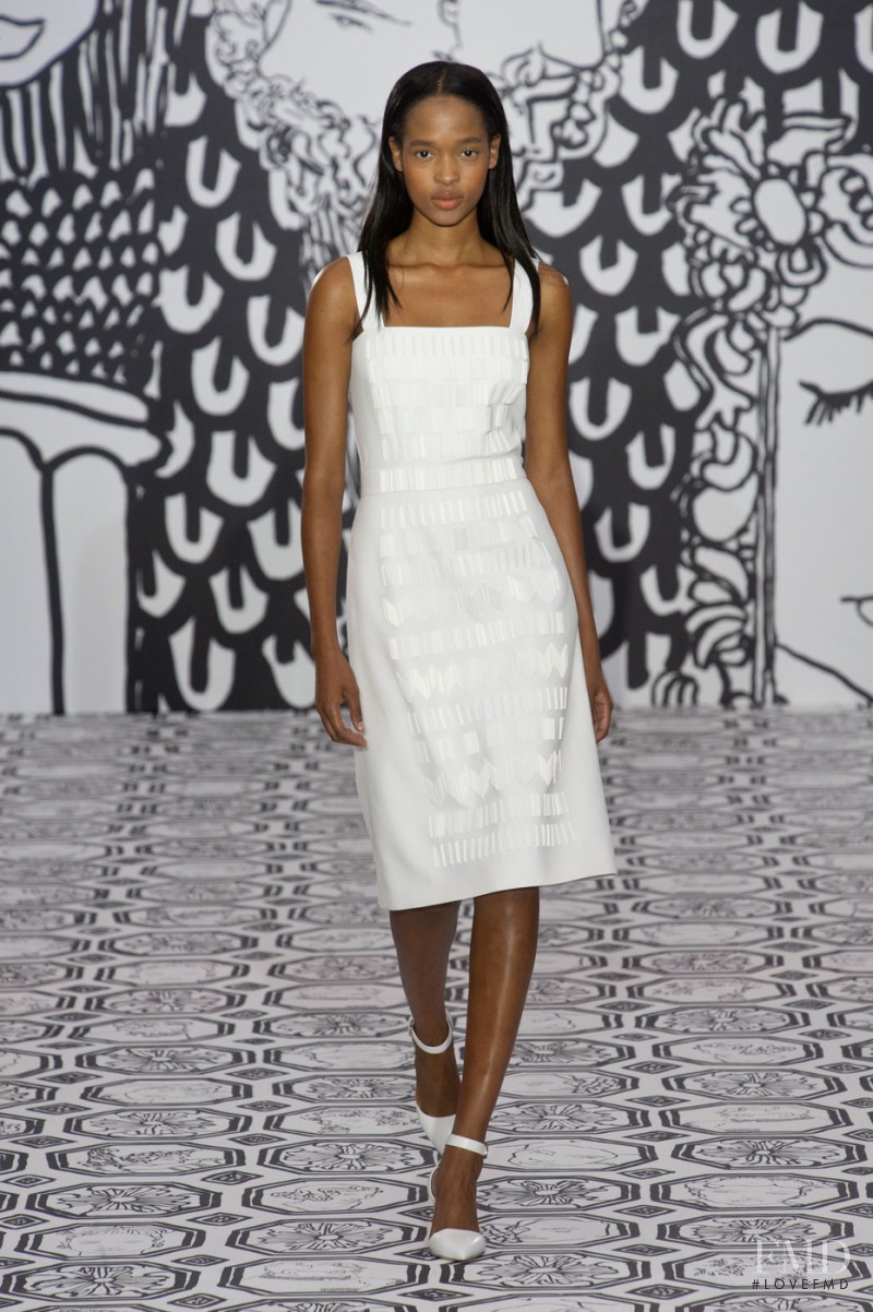 Marihenny Rivera Pasible featured in  the Jasper Conran fashion show for Spring/Summer 2014