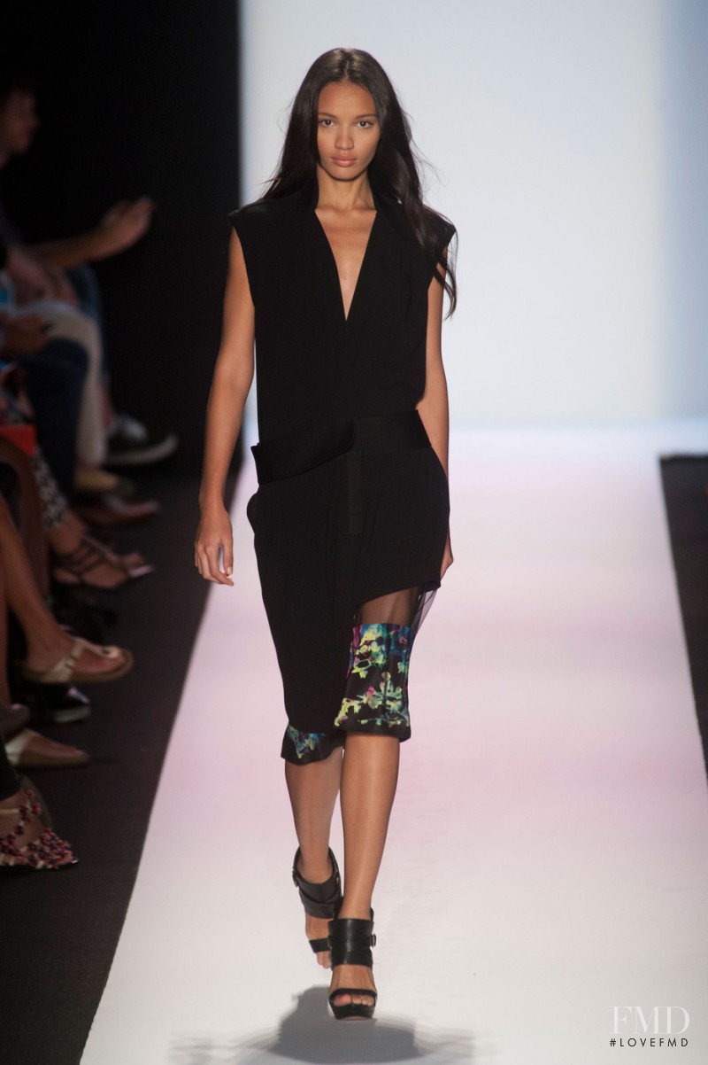 Veridiana Ferreira featured in  the BCBG By Max Azria fashion show for Spring/Summer 2014