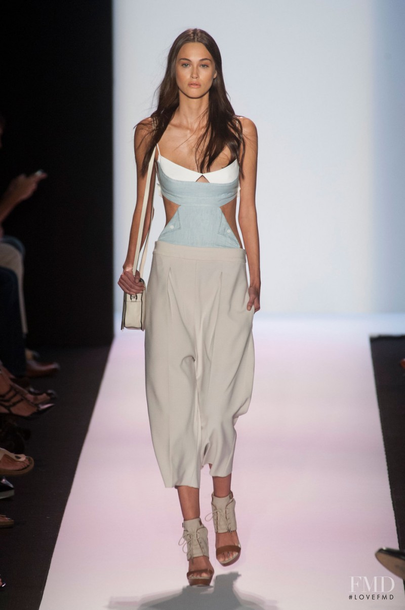 Sarah English featured in  the BCBG By Max Azria fashion show for Spring/Summer 2014